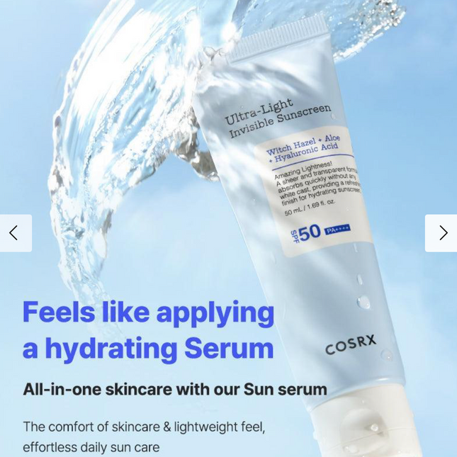 Cosrx Ultra-Light Invisible Sunscreen