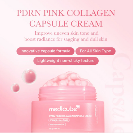 Medicube PDRN Pink Collagen Capsule Cream