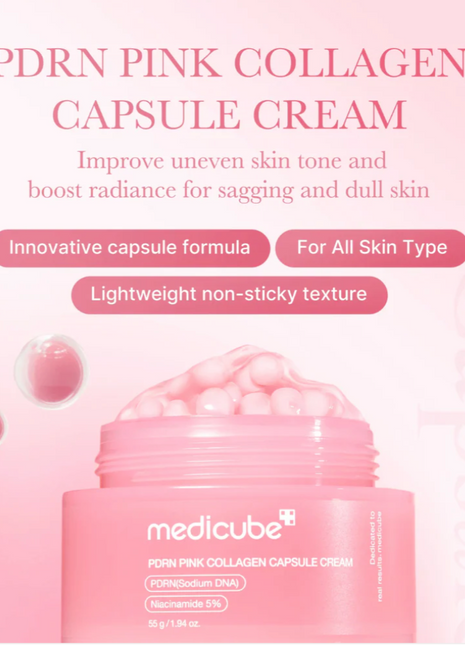 Medicube PDRN Pink Collagen Capsule Cream