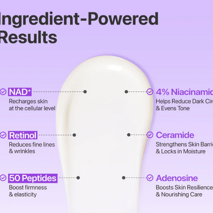 Numbuzin No.9 NAD+ Retinol Volumetox Eye Cream